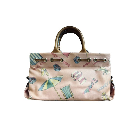 Dooney and Bourke MIAMI Beach Design Coated Canvas Handbag RETIRED - Picture 3 of 11